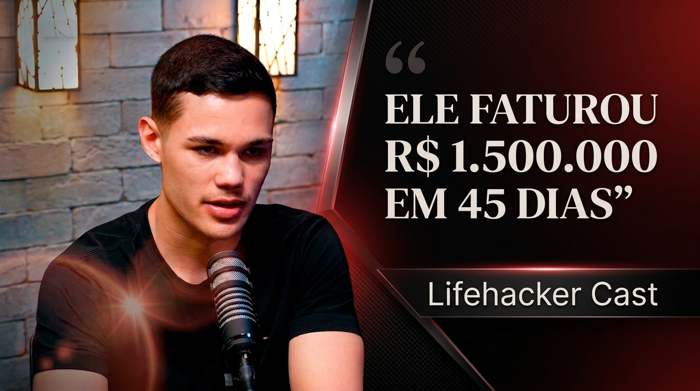 Ele faturou R$1.500.000 em 45 dias